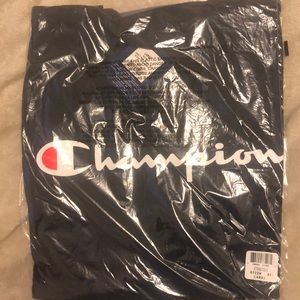 Navy blue champion shirt